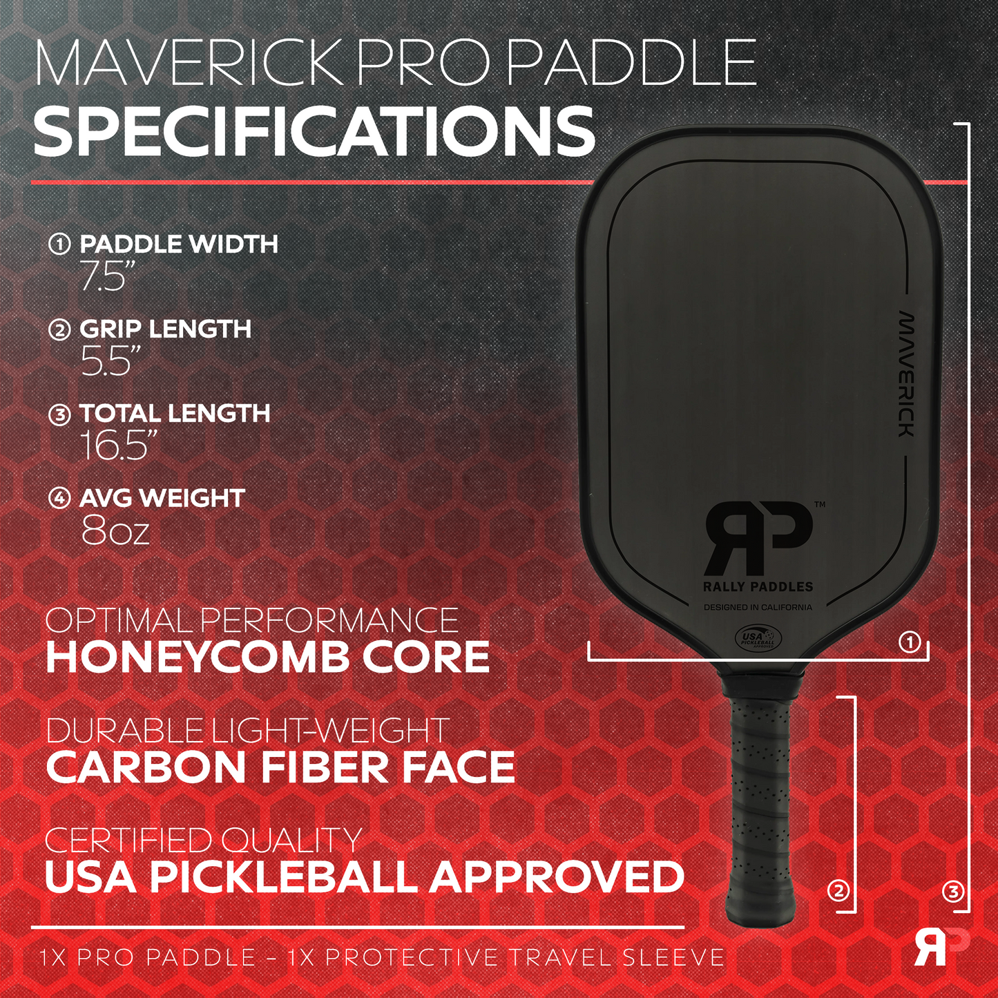 The Maverick - USA Pickleball Approved